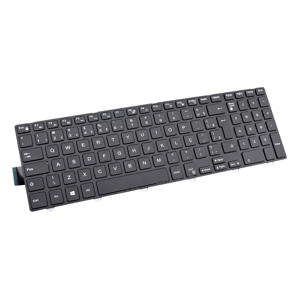 Teclado para Notebook Dell Inspiron 15 5566 | Preto ABNT2 - Computers & Accessories