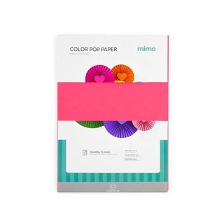 Papel Color Pop Rosa Pink Fluorescente Mimo - A4 - 180 g - 25 fls em Oferta na Shopee