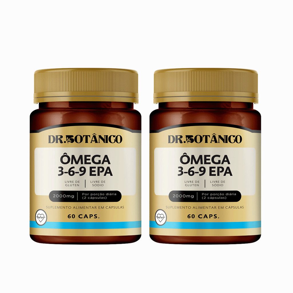 KIR 2 UN - OMEGA 3 6 9 EPA 2.000MG 60 CAPSULAS DR. BOTANICO