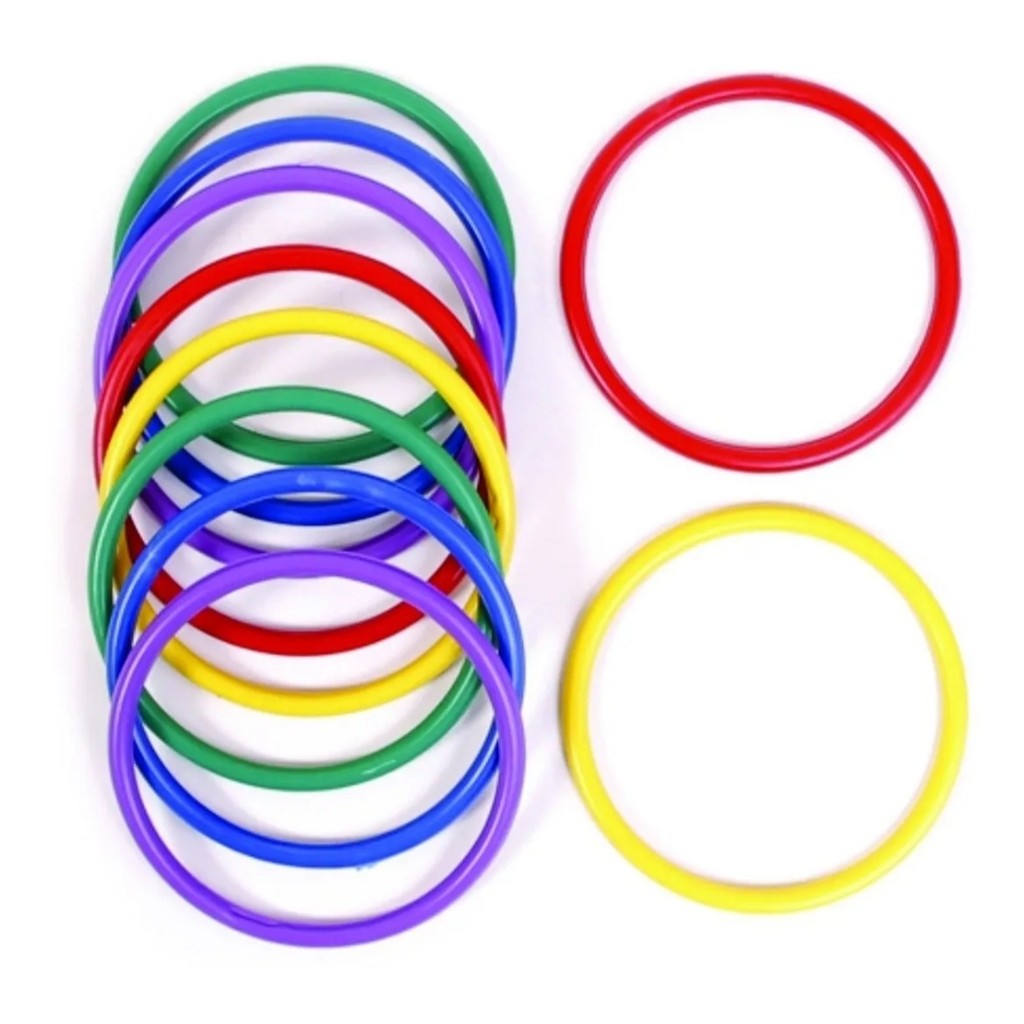 Argola Plástica Junina Real Seda - Pacote com 10 Unidades em Oferta na Shopee