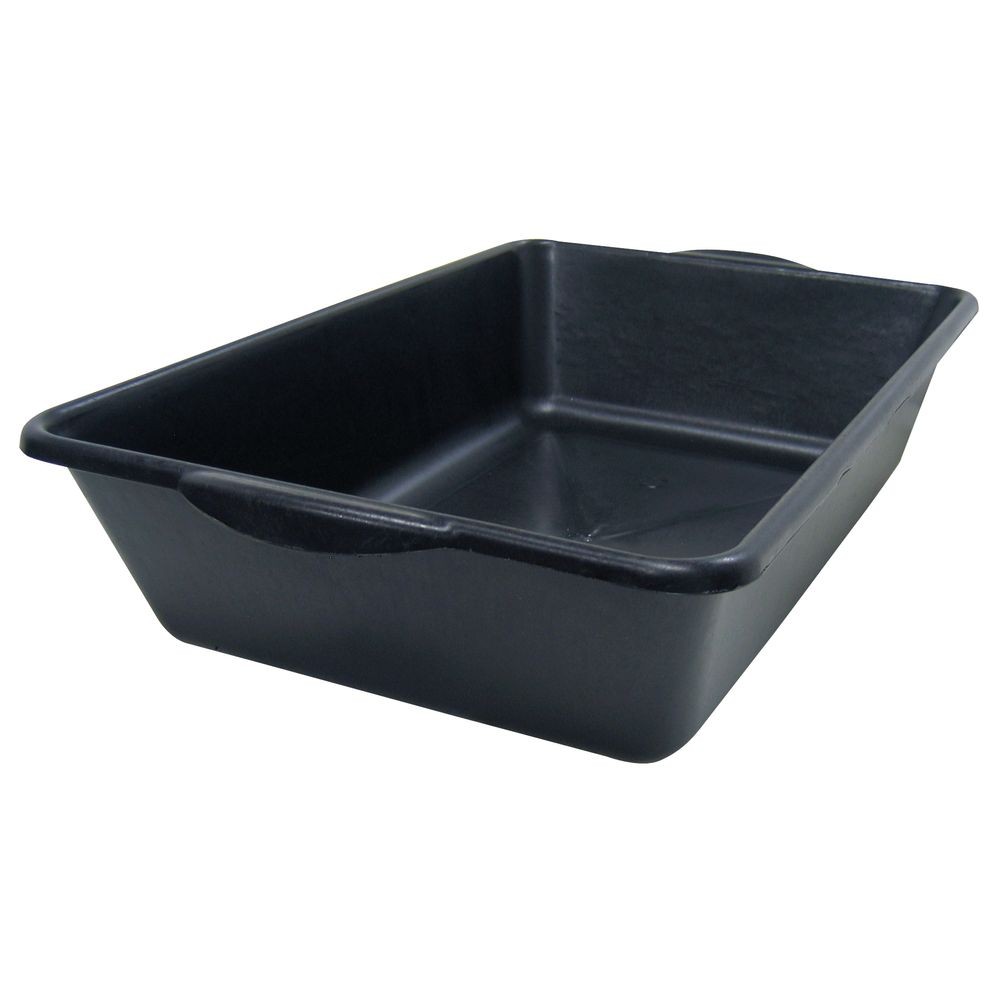 Caixa Plástica Para Massa Masseira 20 Litros 60x37x14cm Preta