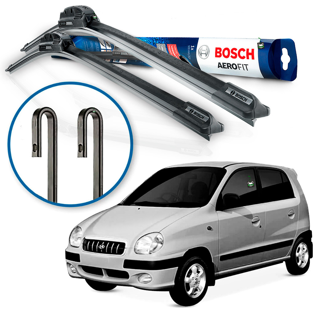 Par Palheta Limpador Parabrisa Bosch Hyundai Atos Atos Prime 1999 2000 2001

 Braço Gancho em Oferta na Shopee