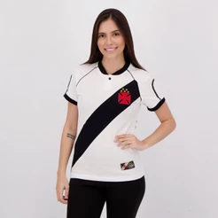 Camisa Vasco Retrô 1998 Feminina Branca