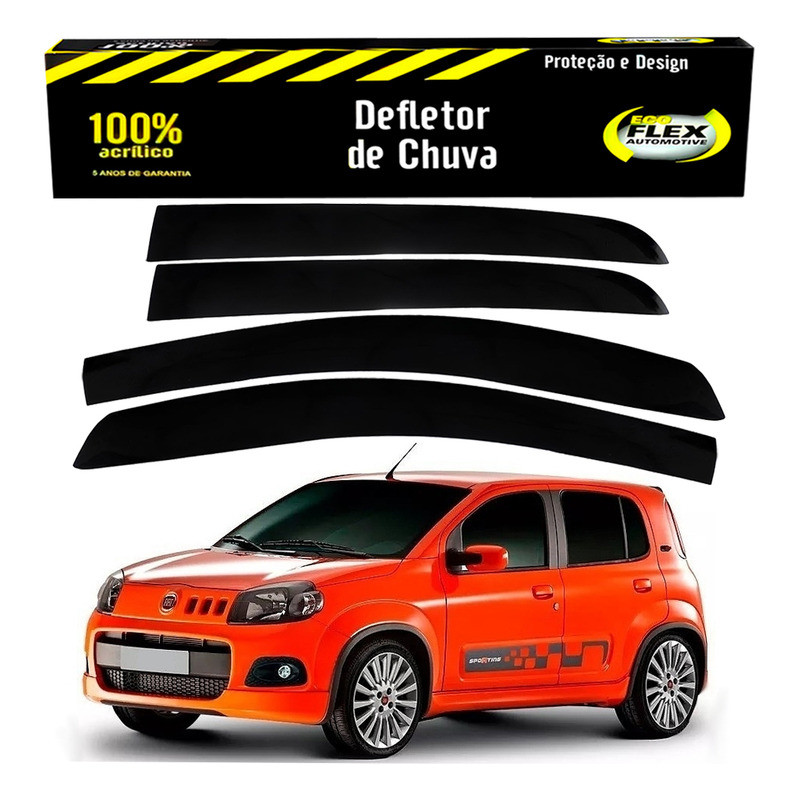 Calha Defletor Chuva Uno Sporting 1.4 2010 A 2016 em Oferta na Shopee