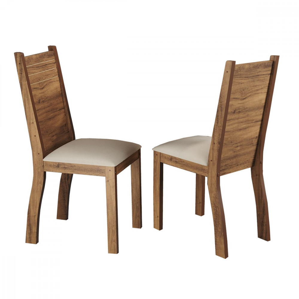 Conjunto 2 Cadeiras Napoli Imbuia Tecido Veludo Pastel Viero em Oferta na Shopee