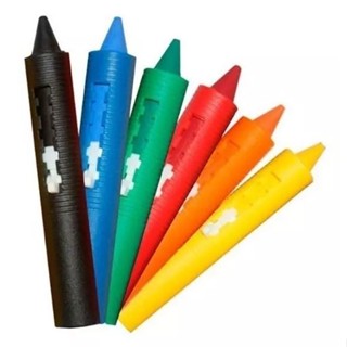 Giz Risca Rabisca e Apaga Banho Azulejo Corpo 6 Unidades em Oferta na Shopee