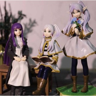 Action figure Frieren e a jornada para o além colecionavel anime protagonista elfa maga himmel em Oferta na Shopee
