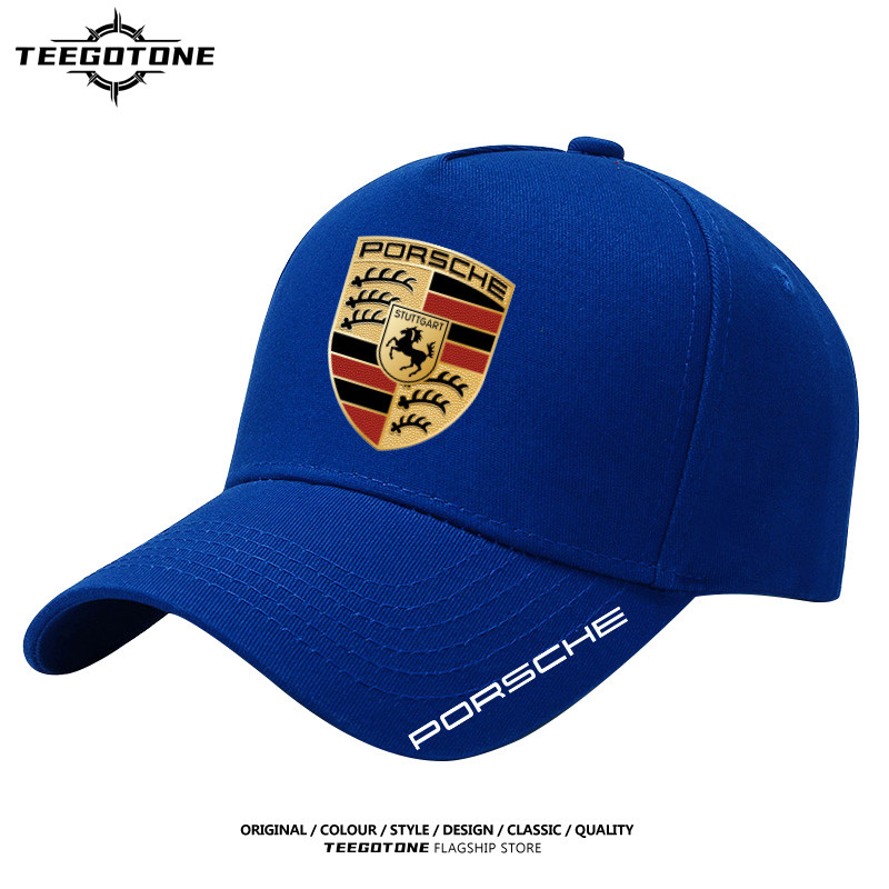 Oferta Porsche 4S , Logotipo Do Carro Shijie 911 Boné Bico De Pato Modificado Verão Guarda-Sol De Algodão Masculino E Ch