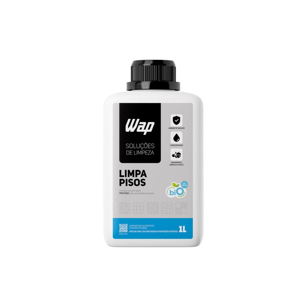 Limpador De Pisos E Superfícies Wap 1 Litro Limpa Pisos em Oferta na Shopee