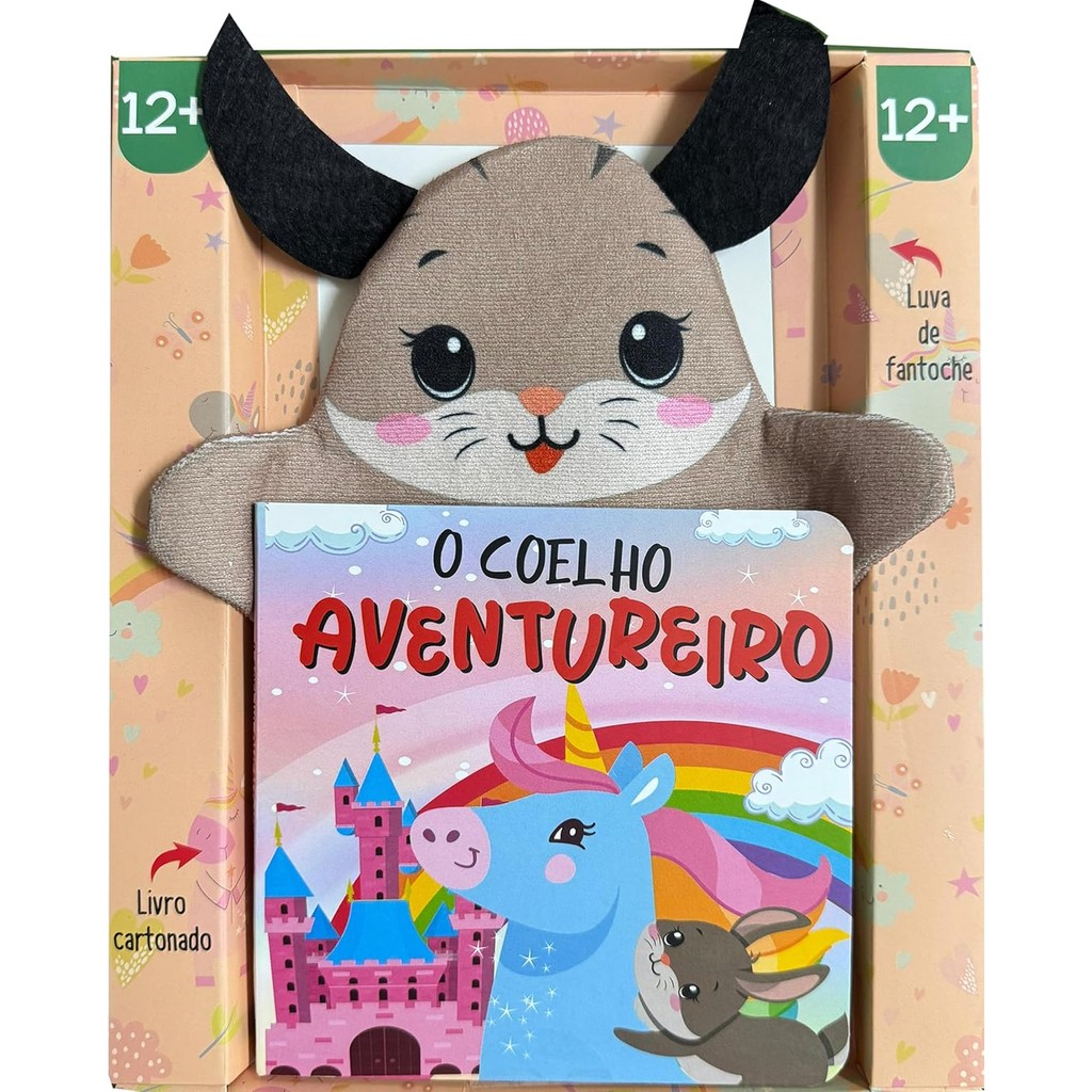 Livro Fantoche - O Coelho Aventureiro