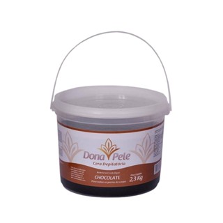 Cera Depilatoria Hidrossoluvel Chocolate Dona Pele - 2,3kg em Oferta na Shopee