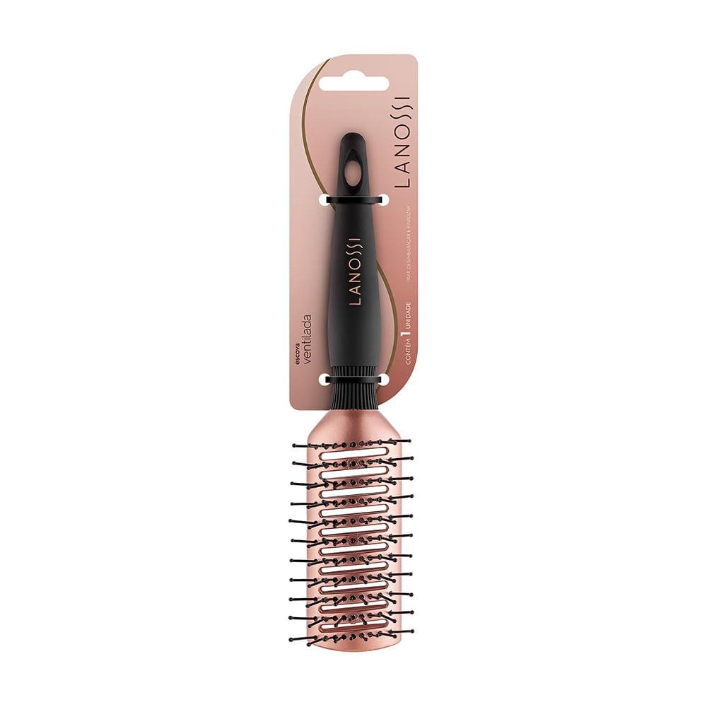 Escova de Cabelo Ventilada Bronzer Lanossi - Beauty