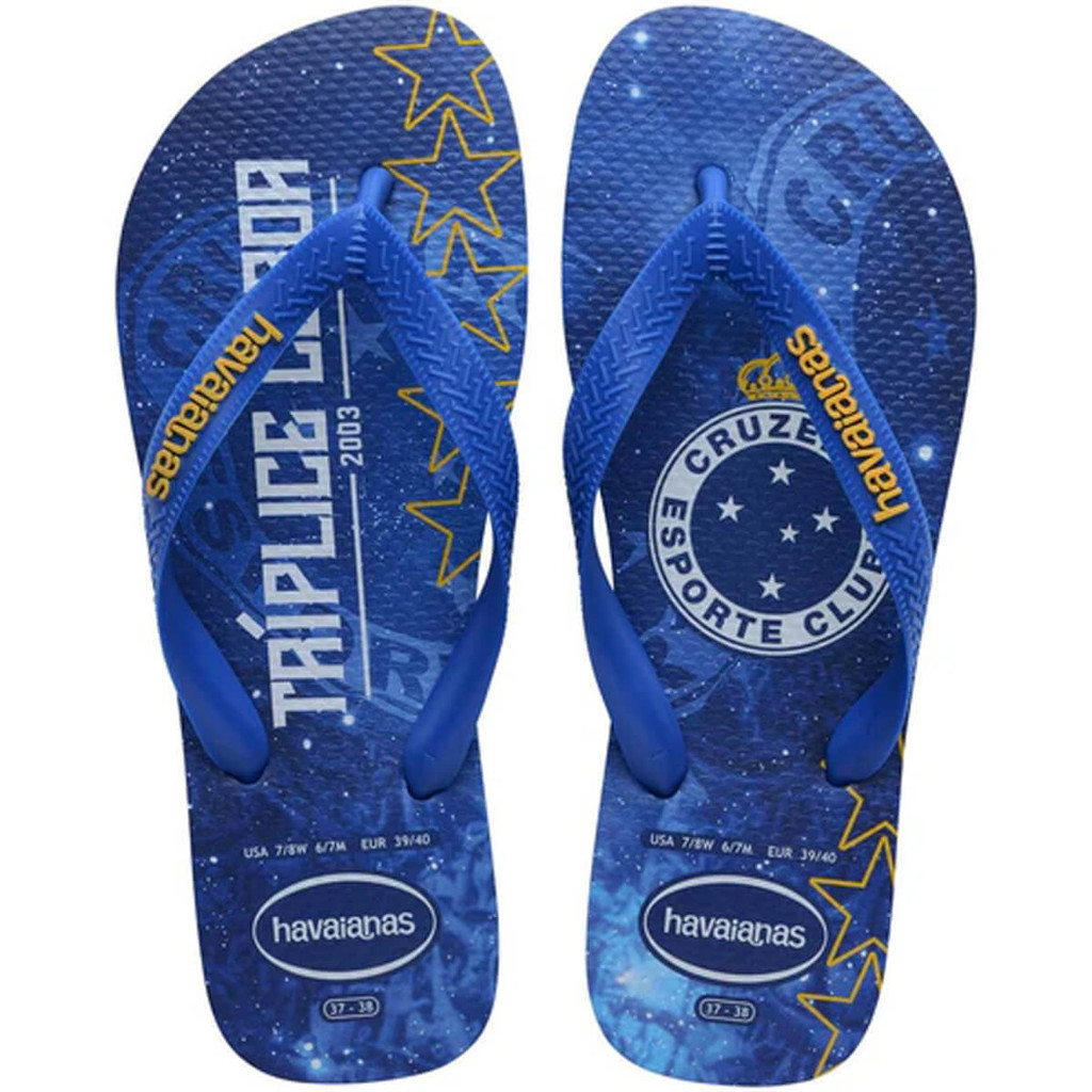 Chinelo Top Times Cruzeiro Havaianas Original em Oferta na Shopee
