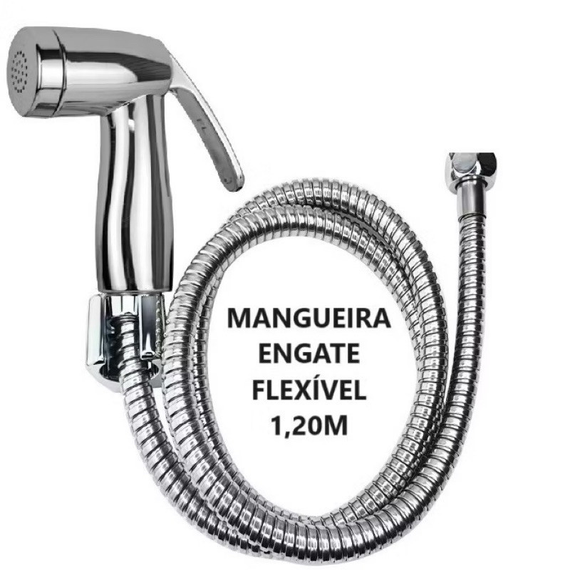 Kit Ducha Higienica Bide Sem Registro - Chuveirinho Para Banheiro