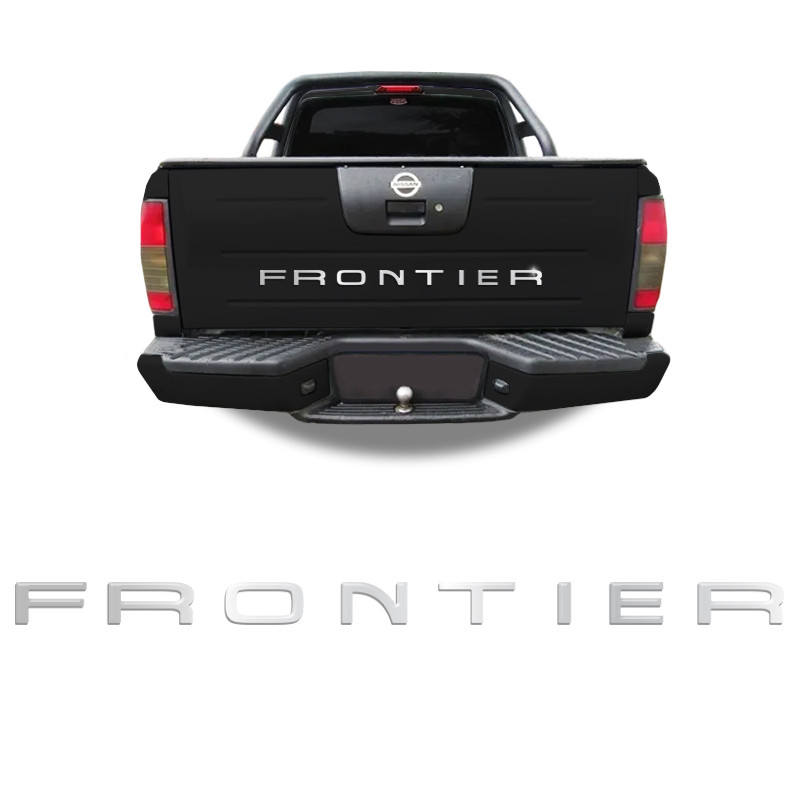 Adesivo Tampa Traseira Compativel Frontier 2002/2007 Cromado em Oferta na Shopee