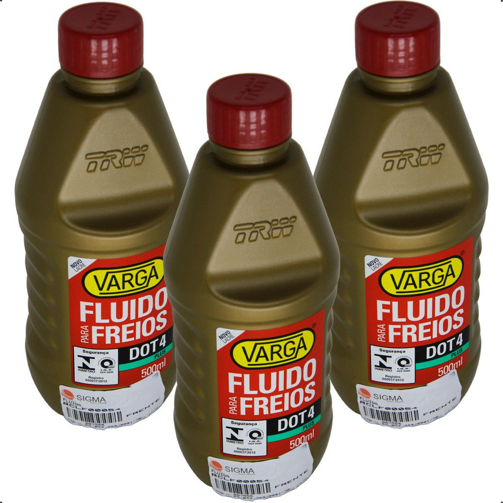 Kit 3 Fluído De Freio Dot 4 Trw Varga 500ml Rclf00054