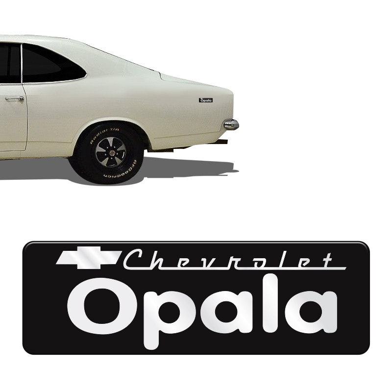 Adesivo Chevrolet Opala Cromado Resinado Emblema Universal em Oferta na Shopee