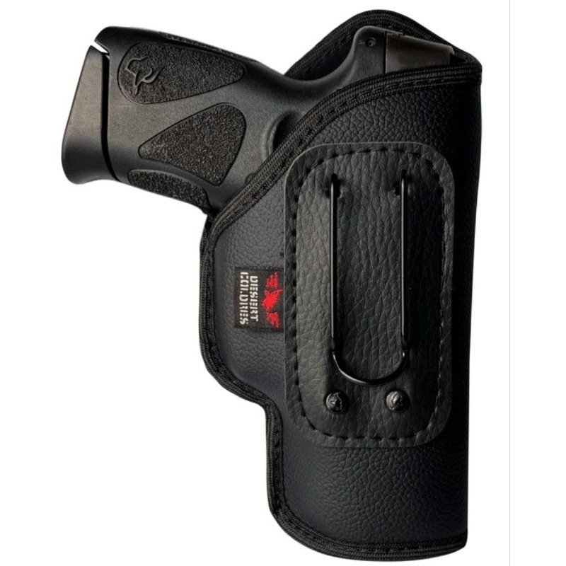 Coldre Velado Sem Aba Para Taurus GX4 Micro Graphene 9mm Em Neoprene e Couro P.U Desert Coldres