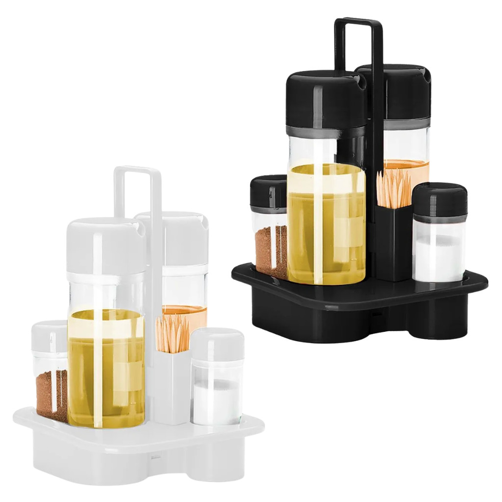 Galheteiro De Mesa Com 5 Peças GH311 - Delta Útil em Oferta na Shopee