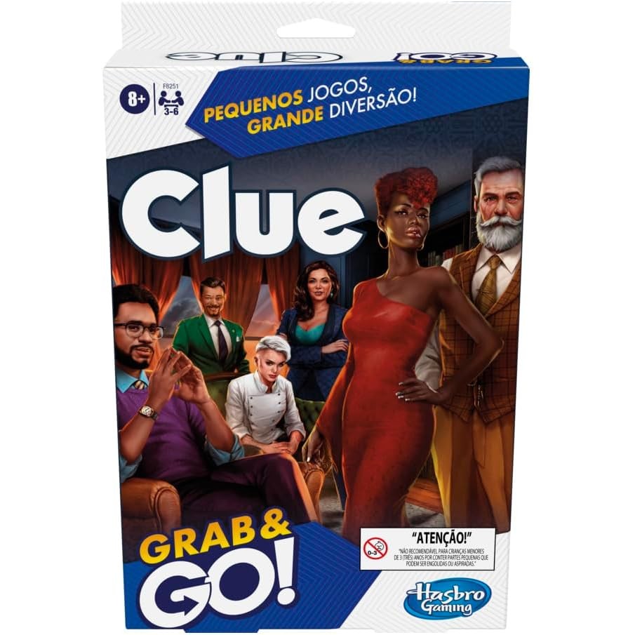 Jogo Grab And Go Clue Hasbro