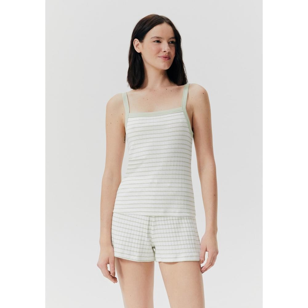 Regata Avulsa Em Ribana Canelada Hering em Oferta na Shopee