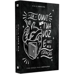 Bíblia Todo Dia com Espaço para Anotações | AM | Letra Normal | Capa Dura Ouvi a Tua Voz