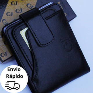 Carteira Masculina Couro Com Porta Cartão Adicional e Porta Moedas em Oferta na Shopee