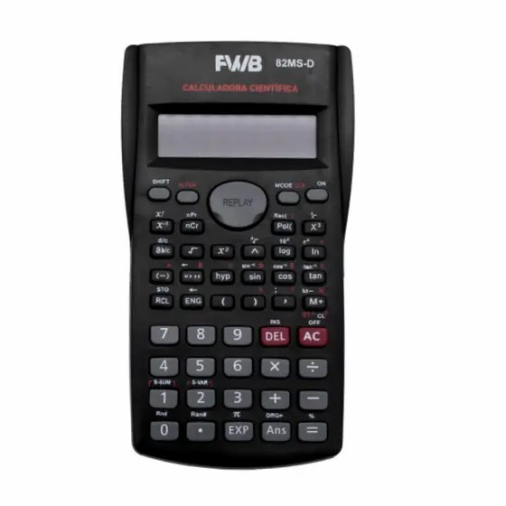 Calculadora Científica 12 Dígitos Com 240 Funções Matemática Contabilidade