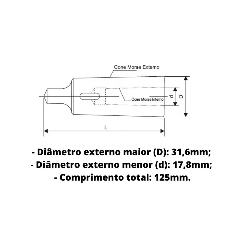 Bucha de Redução Cm4 X Cm2