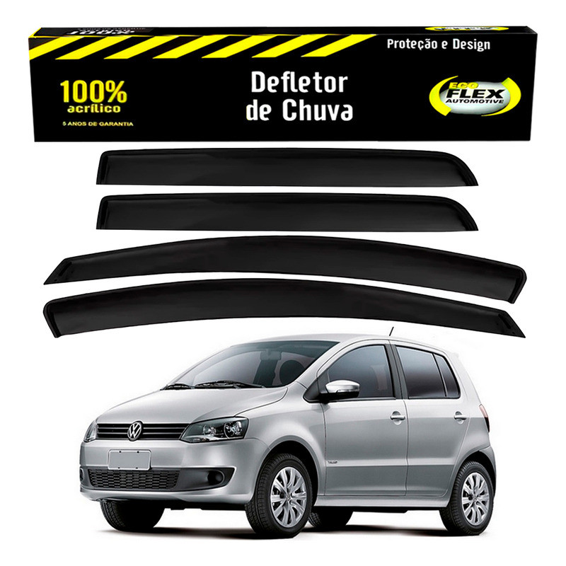 Jogo Calha Defletor Chuva Fox 1.0 1.6 4 Portas 2010 A 2014 em Oferta na Shopee