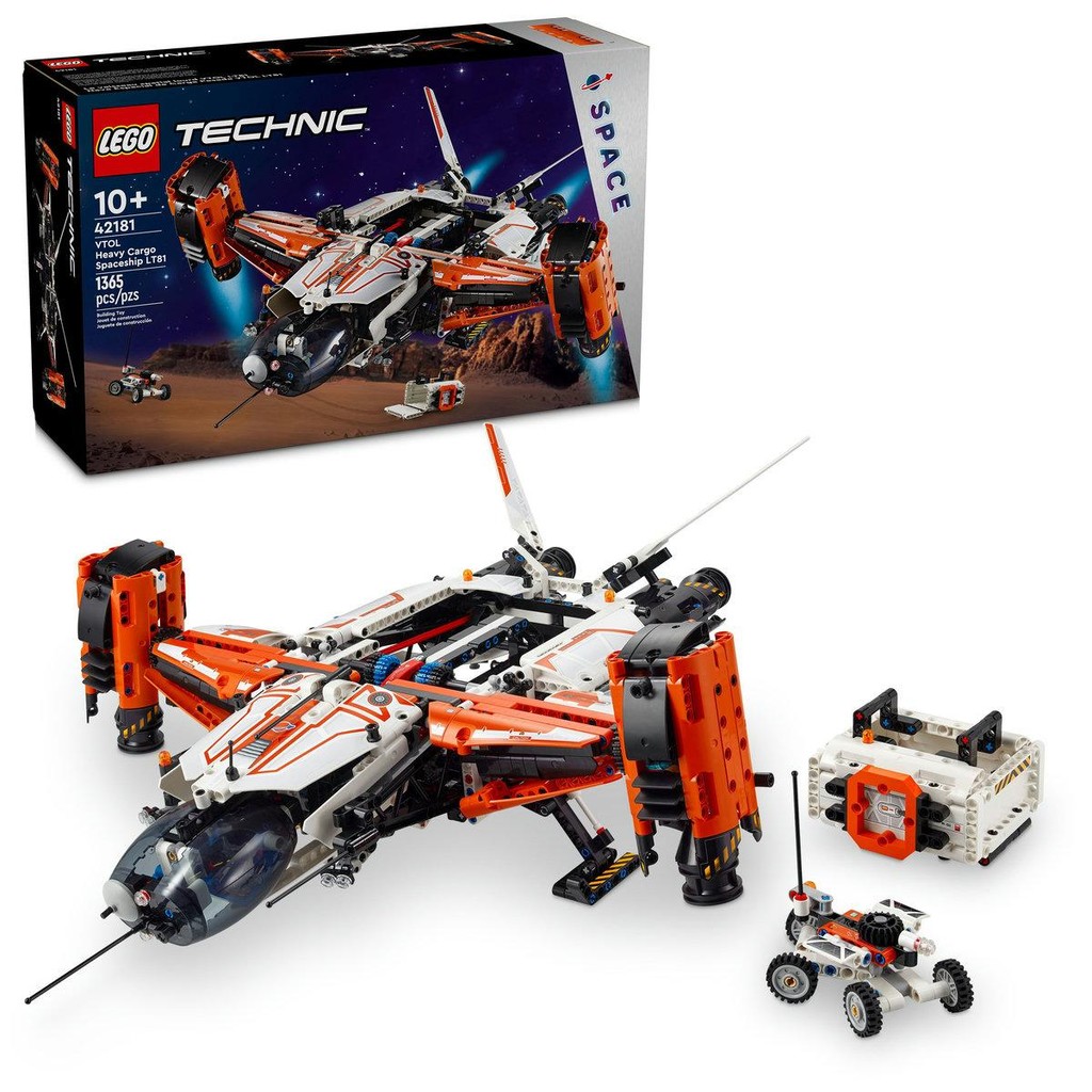 LEGO® Technic™: Nave Espacial de Carga Pesada VTOL LT81 - #42181 (1.365 Peças)