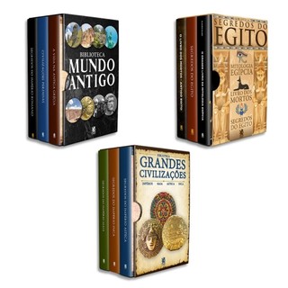 Combo Biblioteca de História - Kit com 3 Boxes em Oferta na Shopee
