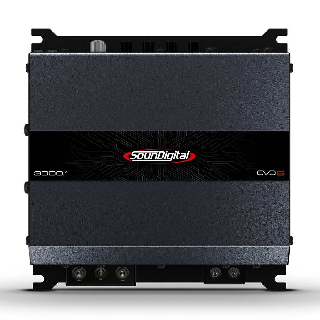 Modulo Amplificador Soundigital 3000 Rms SD-3000.1 Evo 6 Mono 1 Canal 4 Ohms Classe D Crossover Full Range Bass Boost