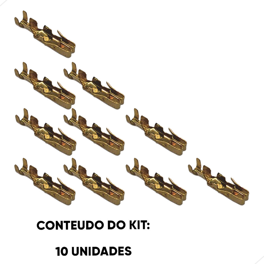 Kit Terminal Caixa Fusível - 10 Unidades (kt10ete7812) 71621 em Oferta na Shopee