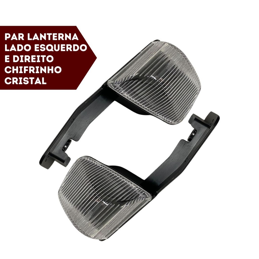 Detalhes do Par Lanterna Pisca Chifrinho Compativel Iveco Stralis Branca