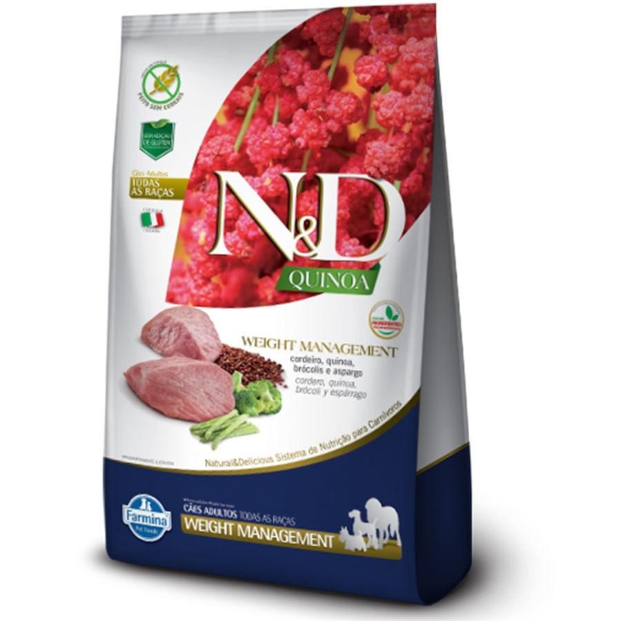 Ração N&d Quinoa Controle Peso Cães ad Coriro 10,1kg