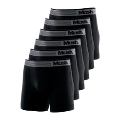 Kit com 6 Cuecas Boxer Mash 710.01