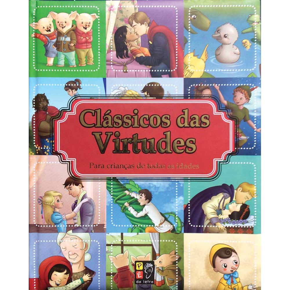 Clássicos das Virtudes Para Crianças Almofadado em Oferta na Shopee