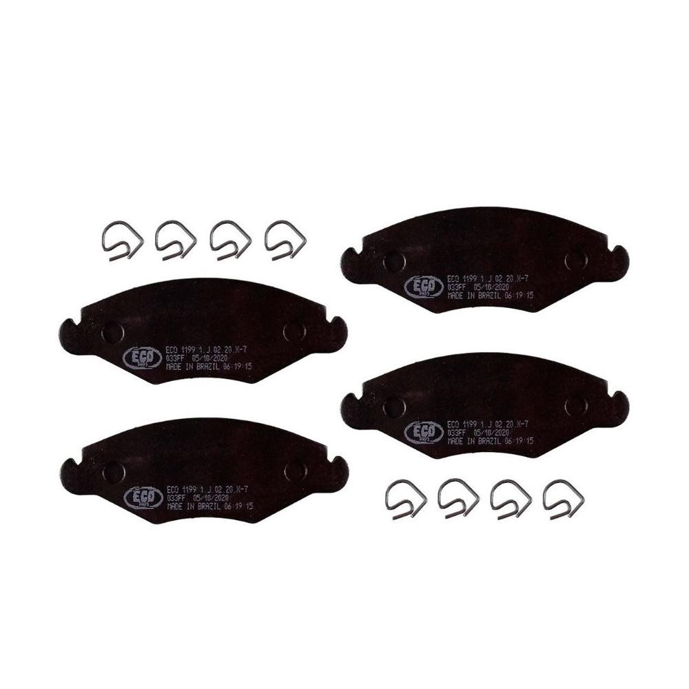 Pastilha Freio Dianteiro 207 2007 a 2015 Ecopads ECO1199 em Oferta na Shopee