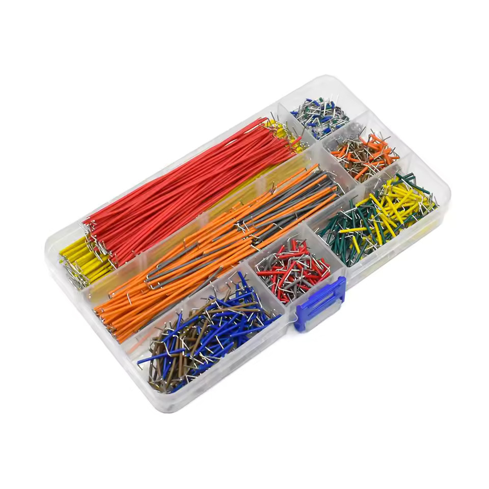 Kit Jumpers 140 560 840 de Base de Protoboard - Tamanhos Diversos - Organize Leds Resistores Capacitores Diodos