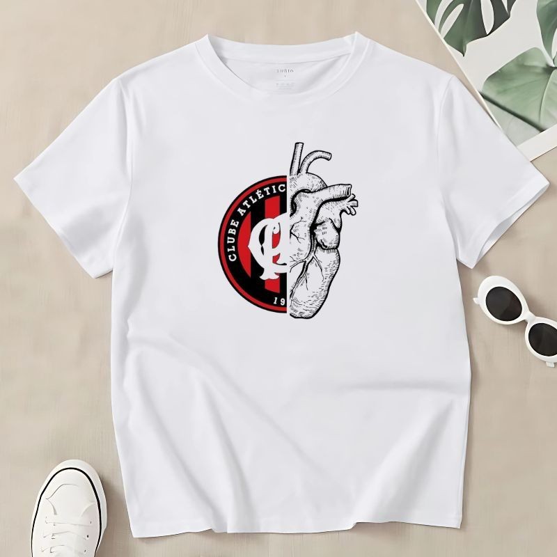 Camisa Do Atlético Paranaense Blusa Branca Masculina