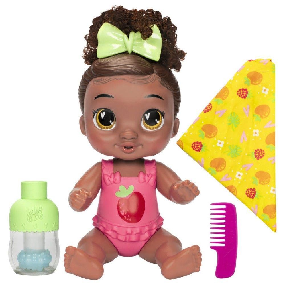 Baby Alive Bebê Shampoo Berry Boo Negra - Hasbro em Oferta na Shopee
