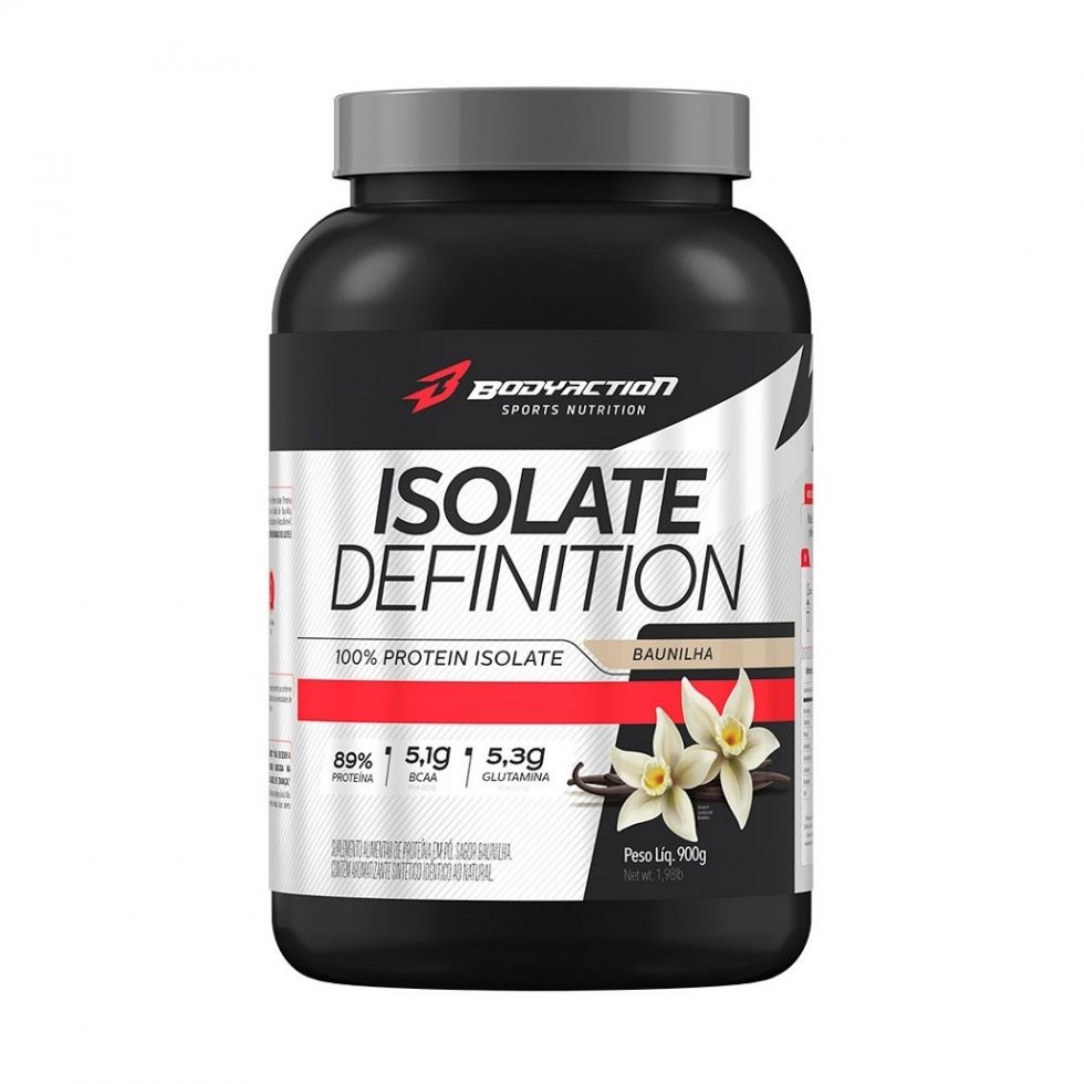 Isolate Definition (900g) - Zero Glúten > Whey Protein Baunilha Body Action Ref: 989176
