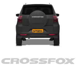 Adesivo Resinado Crossfox Capa De Estepe Rigida Unitario