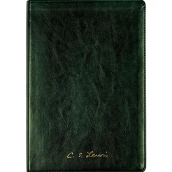Bíblia Sagrada de Estudo C.S. Lewis | NAA Couro-soft verde | Leitura Perfeita