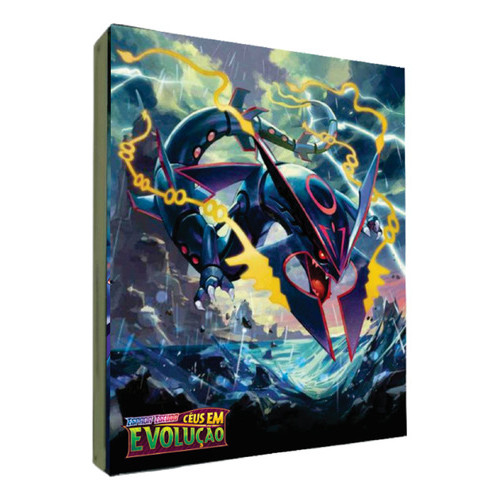 Fichário Céus Em Evolução Mega Rayquaza Shiny P/ 180 Cartas