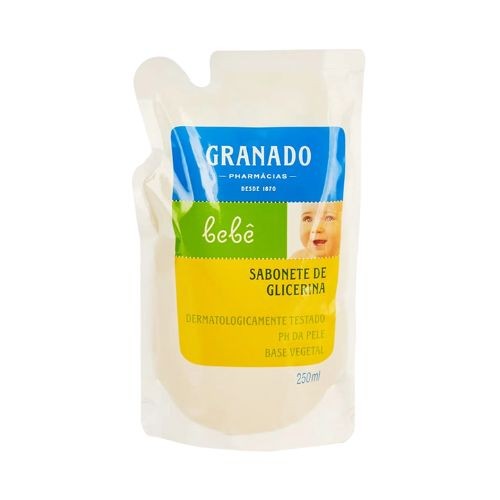 SABONETE LIQ REFIL GRANADO BEBE 250ML TRADICIONAL em Oferta na Shopee
