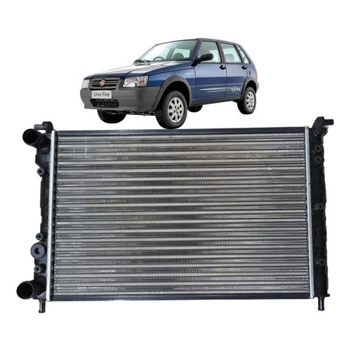 Radiador Fiat Uno Fire 2004 2007 2009 Em diante Com Ar em Oferta na Shopee