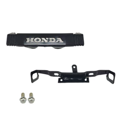 Suporte Emblema e Emblema Honda Frontal Parafusos Fixação Modelo Original Today Titan125