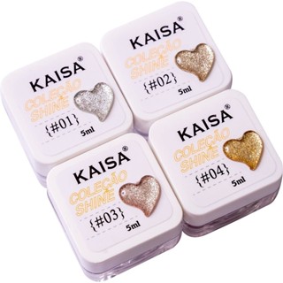 Gel Painting em gel Kaisa 5ml Shine para Decoração com glitter de Unhas Acrigel em Oferta na Shopee